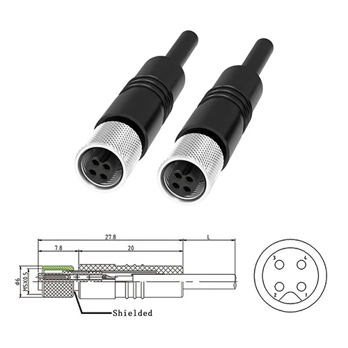 M5 Series Industrial Sensor Connector