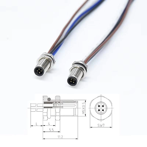 M5 Series Industrial Sensor Connector