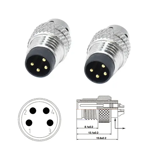 M8 Series Industrial Sensor Connector
