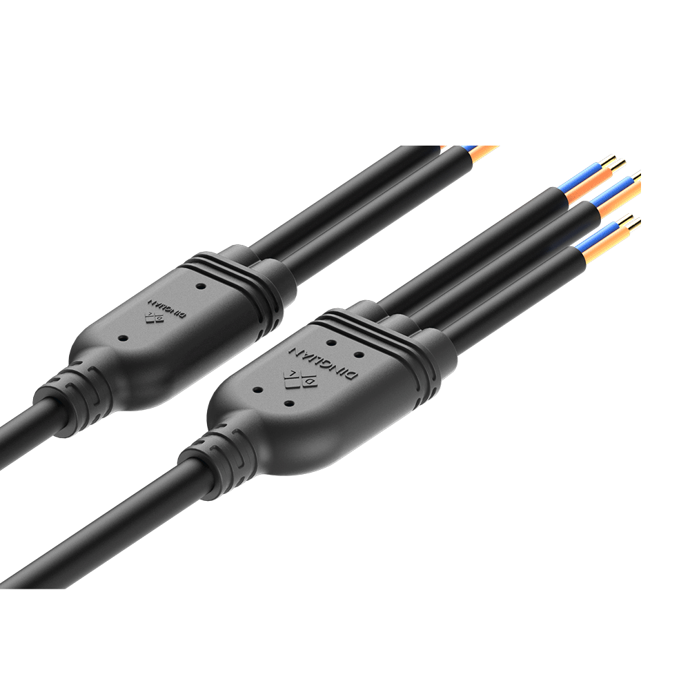 Y-shaped connector with wire
