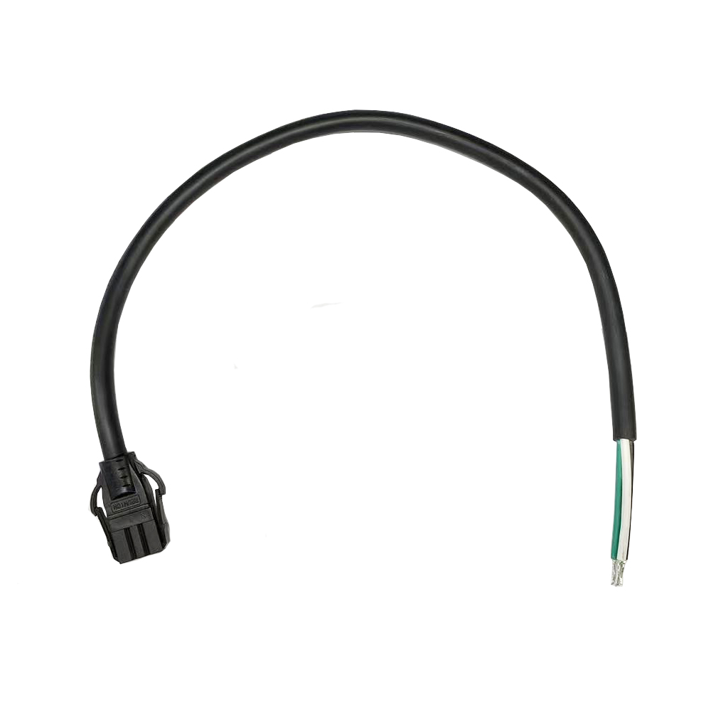 LED cable assembly with 2.5mm 1.5mm PVC cable for Power supply with 3pins connector