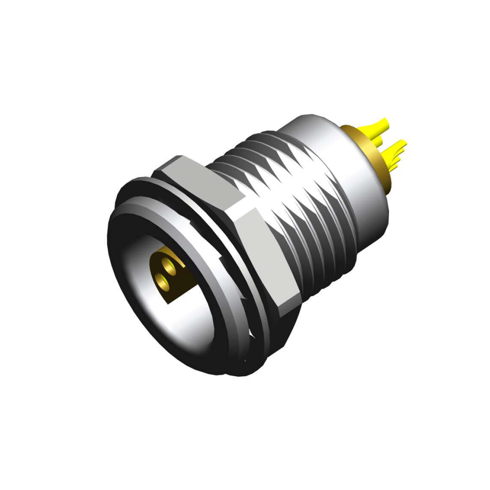 S Series Multipole Fixed Self-Locking Socket Push Pull Connector for Panel Fixing