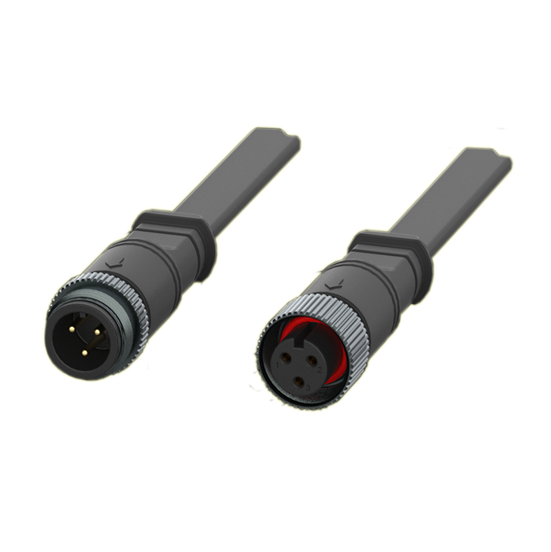 M16 series 2pins, 3pins, 8pins power and signal connector IP67 IP68 waterproof industrial connector